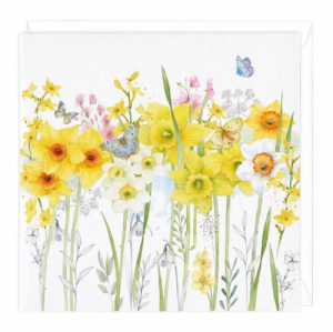 Daffodils Flower Greeting Card